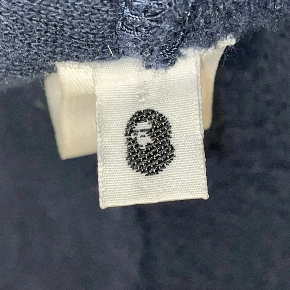 2008 Bape By A Bathing Ape Holstein Cow Full ZipHoodie Navy Size Large